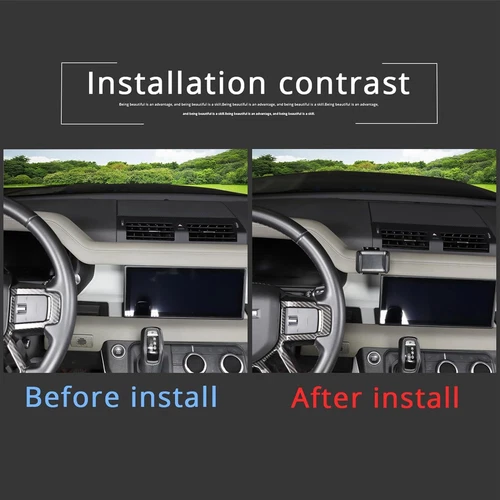 For Land Rover Defender 90 110 2020-2023 Car Dashboard Mobile Phone Holder Mount - Picture 2 of 7