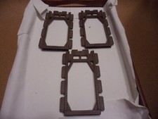 Playmobil  Pieces Château fort Mur de "Bois"   x 3 medieval