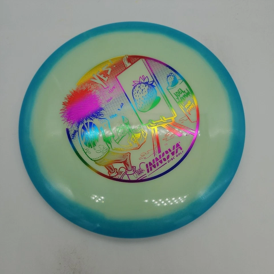 Innova Proto Glow Halo Savant Joel Freeman Tour Series Blue/Rainbow Stamp 173-5g - Image 3 of 4