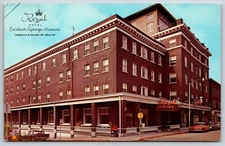 Postcard Royal Hotel, Street View, Excelsior Springs Missouri Unposted