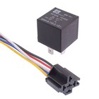 12V Automotive Changeover Relay W/Diode 40A 5-Pin SPDT with Socket Auto