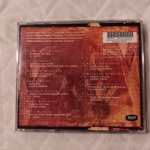 A Different Prelude (CD, Aug-2000, Decca) Contemporary Collection - Picture 2 of 5