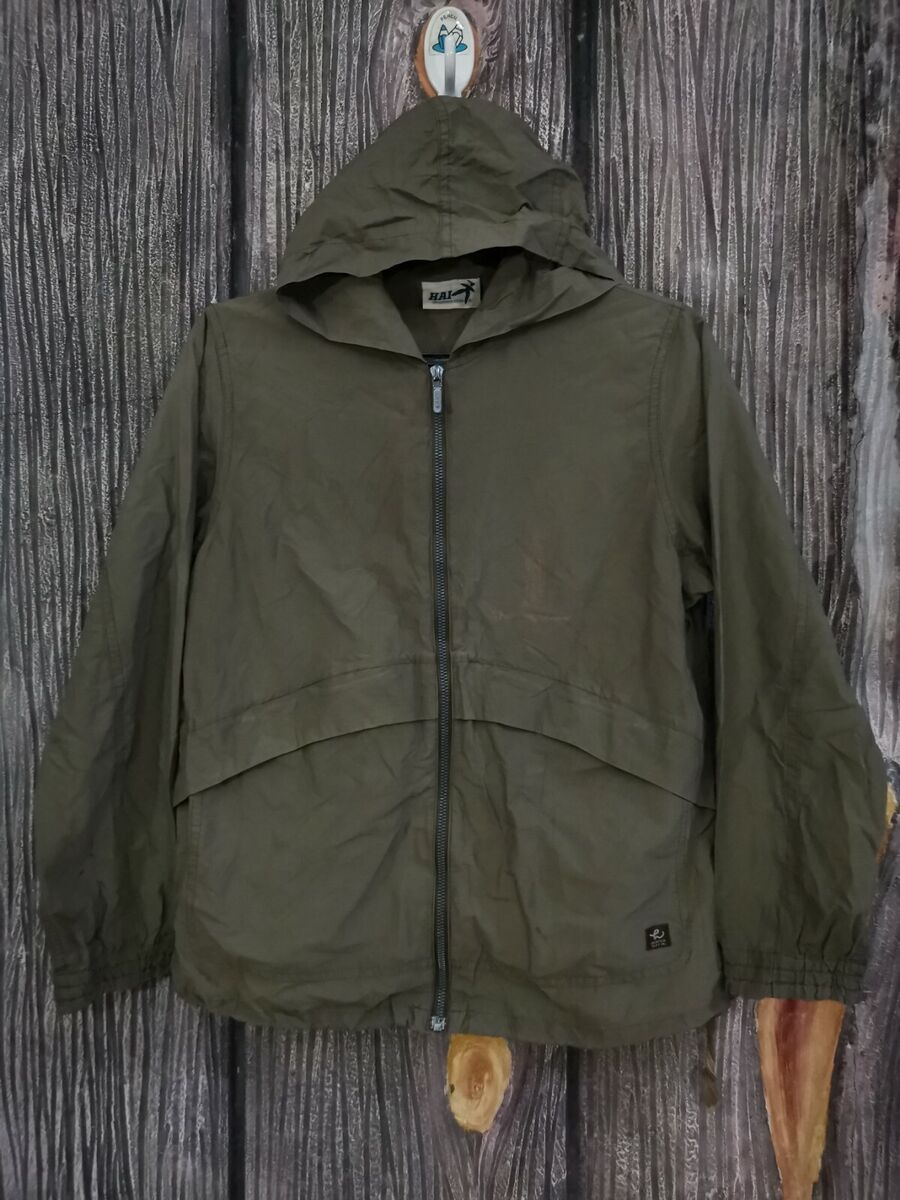 VINTAGE HAI SPORTING GEAR ISSEY MIYAKE HOODIE HOOLIGAN GREEN VINTAGE HAI SPORTING GEAR ISSEY MIYAKE HOODIE HOOLIGAN GREEN