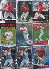 ALEX BOHM 14-RC LOT - 2020 BOWMAN STERLING + 2019 PLATINUM + BOWMAN/TOPPS CHROME