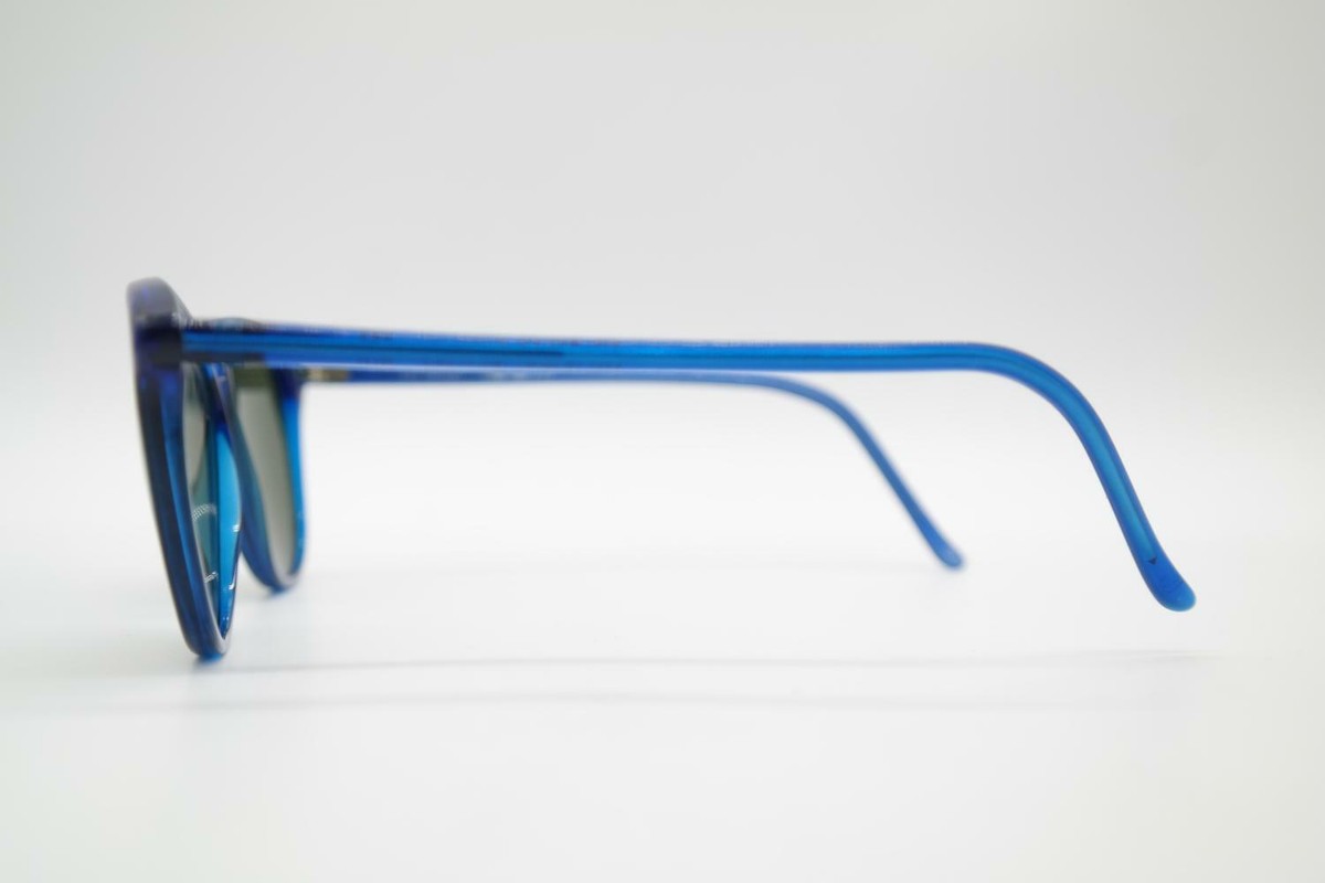 デンマーク　Kvetny＆Sonners社 ビンテー Vintage Pro Design Denmark 878 P77 Blau Oval Sonnenbrille