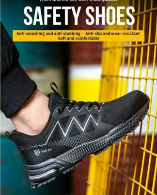 Leichte Sicherheit Turnschuhe Stiefel Schuhe Stahlkappe Herren Damen Arbeitsstiefel UK