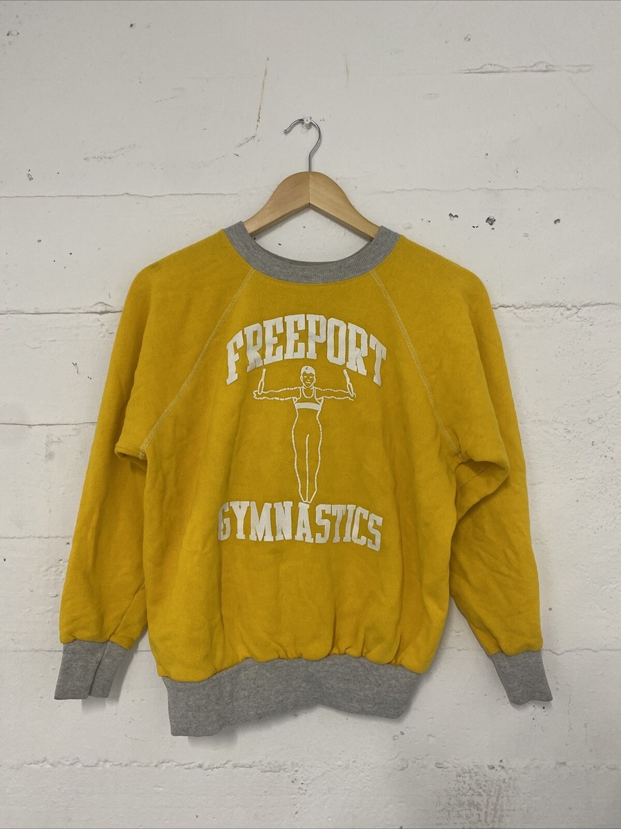 60’s flock sweat Vintage Flock Print Sweatshirt Tri Color 60's 70's Rare
