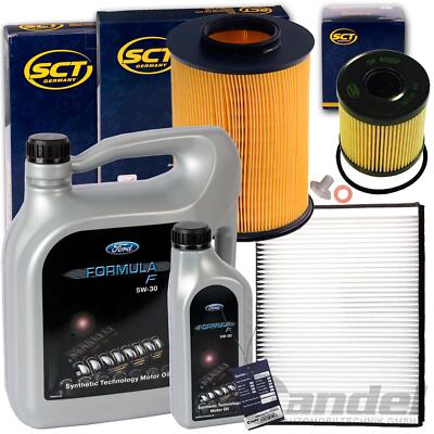 FILTERSET INSPEKTIONSPAKET+ FORD FORMULA F 5W30 passend für FOCUS 3 KUGA 2 CMAX