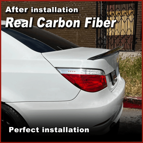 Für BMW E60 M5 520i 525i Carbon Spoiler Kofferraum Heckspoiler Lippe Heckflügel - Bild 6 von 14