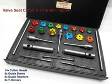 Kit de corte de asiento de válvula para motocicletas Race Kart Clone Mini bicicleta trabajo de válvula de 3 ángulos