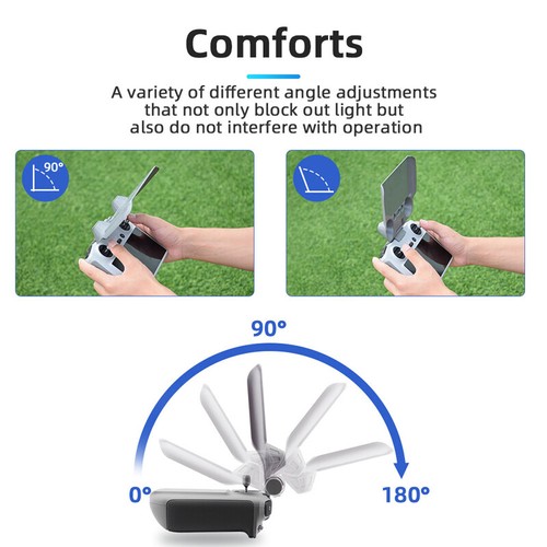Für DJI Mini 3 Pro RC Fernbedienung Bildschirm Schutzhülle Sonnenschutz Haube UK - Bild 6 von 10