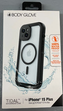 Body Glove Tidal Waterproof Case w/ MagSafe for Apple iPhone 15 Plus Black