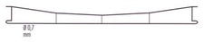 SOMMERFELDT 144 Scala HO Catenaria in acciaio ramato lunga mm. 250 (x 0,7 mm) 