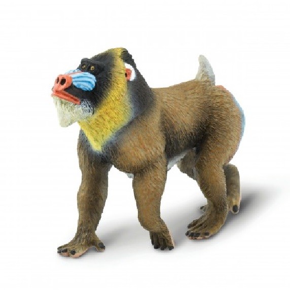 Safari Ltd 100273 Mandrill 9 Cm Series Wild Animals
