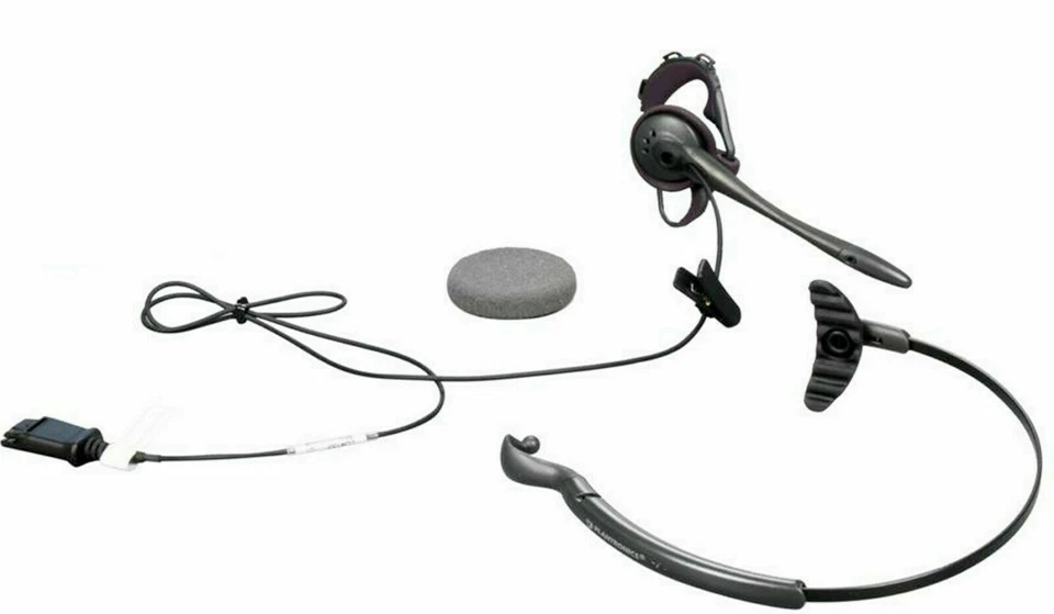 Pre-Owned Plantronics H141N Mono DuoSet Convertible Phone QD Headset 45273-02 - Image 2 of 4