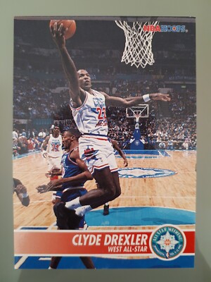 1994-95 NBA Hoops Clyde Drexler #239 West All-Star Basketball Lesen!