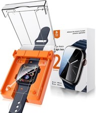 MAGIC JOHN 2 Pack for Apple Watch SE/6/5/4 Series 44mm Screen Protector, Ceramic
