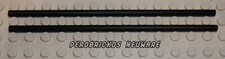 Lego 2x Flex Rohr/Hose 3 mm schwarz ca. 10,4 cm lang #75c13 NEUWARE