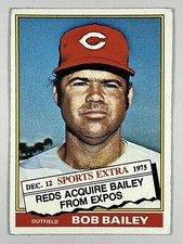 1976 Topps Traded #338T Bob Bailey Cincinnati Reds