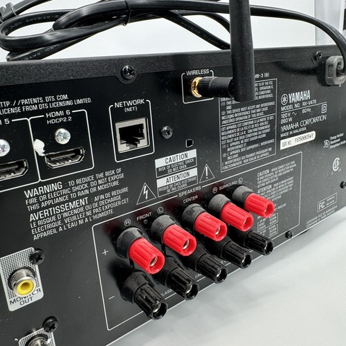 Pacchetto ricevitore A/V Yamaha RX-V479 5.1 canali suono naturale con telecomando 260 Watt - Foto 5 di 15