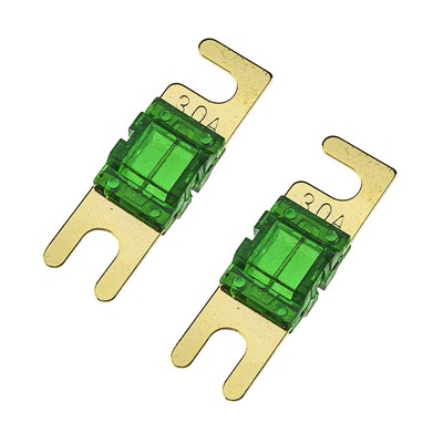 MINI ANL Sicherung 30A 2 Stück gold Streifen Batterie Auto Endstufe High Power