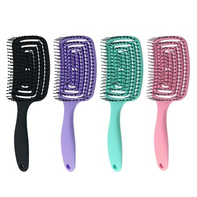 Deangle Haarbürste belüftete Haarbürste für verworrenes langes dickes lockiges Haar