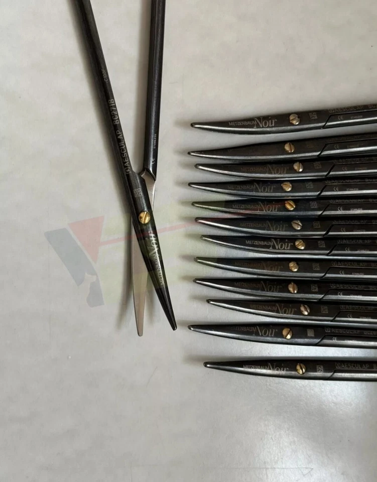 Aesculap BC271B Metzenbaum Noir Durotip Curved 180MM Long Scissors Top Quality - Image 3 of 3