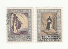 Perù 1965-69, Canonizzazione di San Martino di Porras. Quadro 1962. Usato e MNH