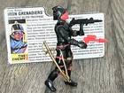 1988 Hasbro GI Joe ARAH - IRON GRENADIER (v1) Figure 100% Complete w/ File Card
