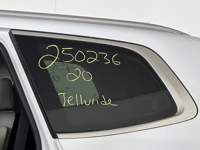 Driver Quarter Glass Satin Chrome Surround Fits 20-22 TELLURIDE 2743895
