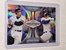 2019 Topps Chrome - Greatness Returns Reggie Jackson, Giancarlo Stanton #GRE-13