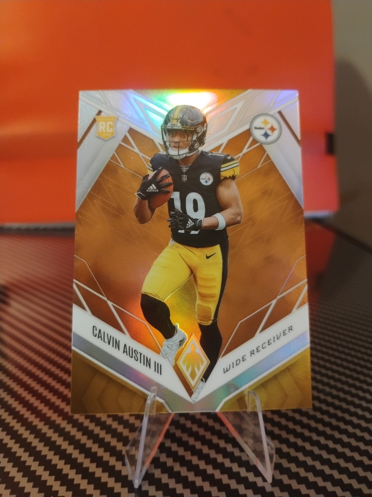 2022 Panini Phoenix Rookies Orange /99 Calvin Austin III #136 Rookie RC