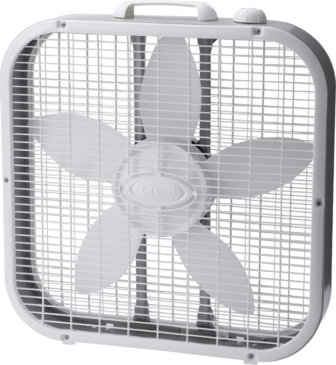 Lasko ボックスファン ホワイト Lasko - 20 in. Air Circulating Box Fan with 3 Speeds - White