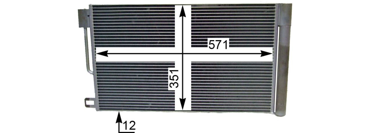 Mahle Premium Line Aircon condenser OEM Quality AC367000P US