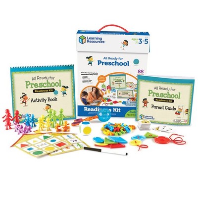 Learning Resources All Ready For Preschool Readiness Kit - 60 Activities Set