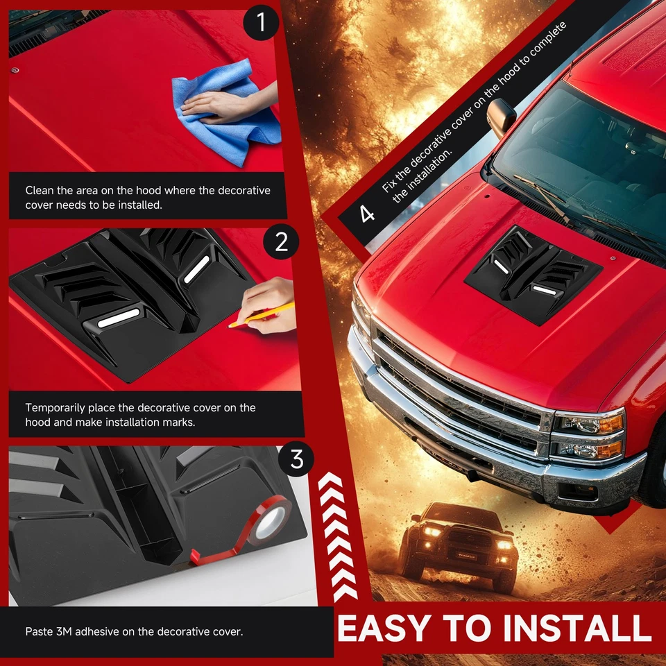 Cubierta del capó de admisión de flujo de aire delantero para Ford Escape Edge Foto 2 de 4