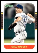 Greg Maddux 2021 Donruss #261 Chicago Cubs MLB READ FREE SHIPPING AutographDen