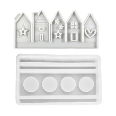 House Decorations Crafting Moulds Epoxy Silicone Molds for Custom Craft Project