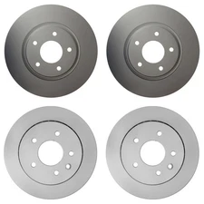 Hella Front 325mm Rear 305mm Brake Rotors Kit For XK8 XKR Base Victory edition