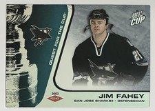 Jim Fahey 2002-03 Pacific Quest for the Cup #145 #/950 - San Jose Sharks