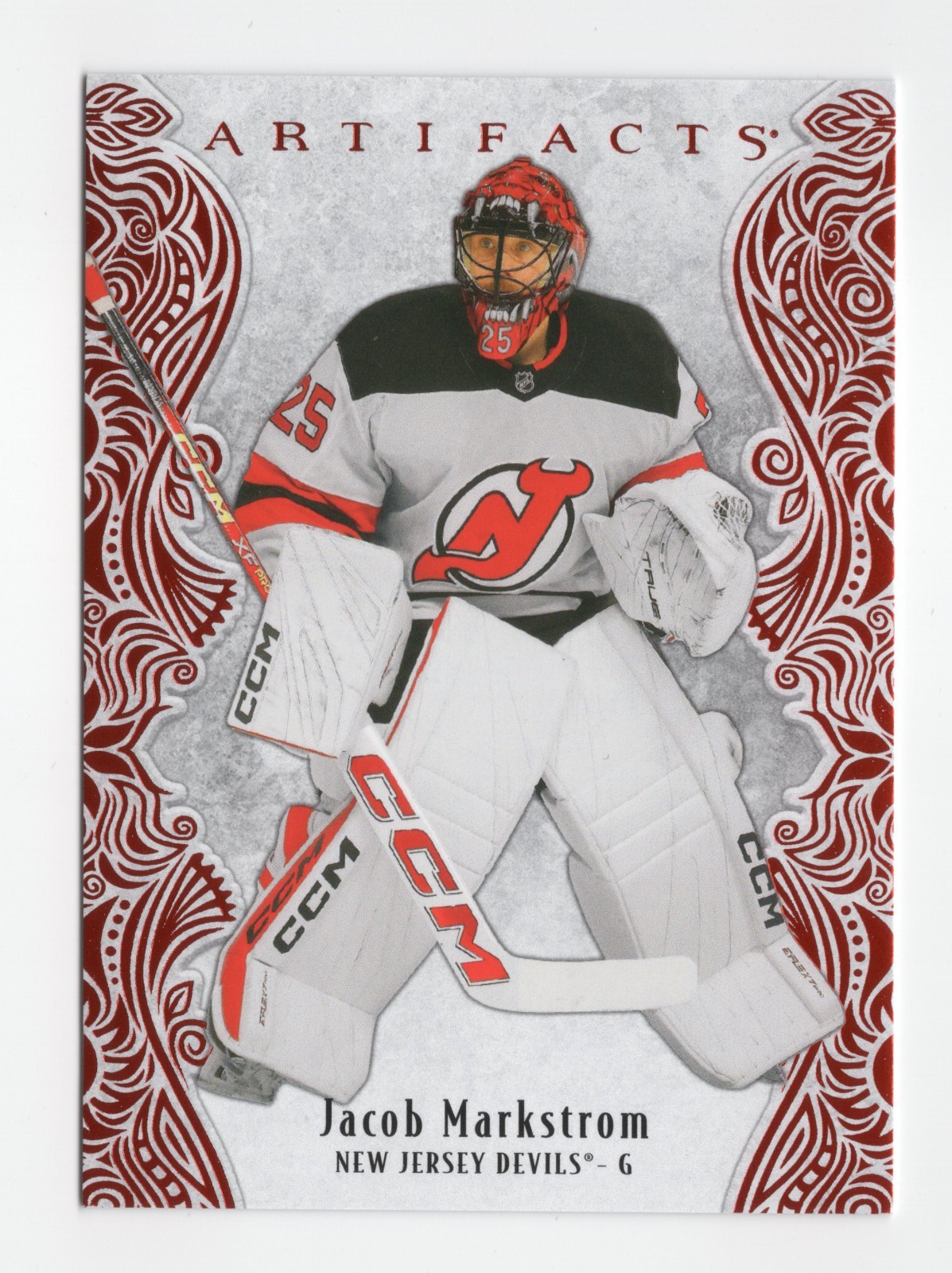 2025 Artifacts Jacob Markstrom Ruby Red /599 #49