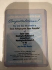 Dylan Crews James Wood Topps Five Star Dual Auto Redemption Nationals RC