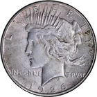 1926-S $1 Peace Silver Dollar ~ AU
