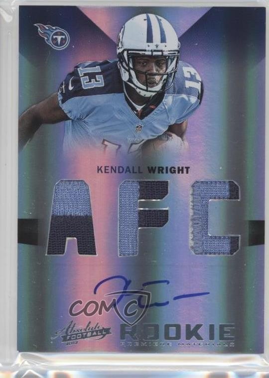 2012 Absolute AFC/NFC Prime Signatures 22/25 Kendall Wright Rookie Auto RC 0f8