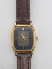 Ladies Lorus V236-5000 Gold Tone Quartz Watch New Battery