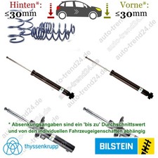 B4-Kit Tieferlegungsfahrwerk 30mm u.a.: Audi A3 Sportback 8VA 8VF Bj. 2012-2020