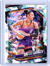 2025 Panini Prizm WNBA #4 Satou Sabally Ice Prizms