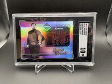 2003 Donruss Playoff Leaf Limited Threads Jim Thorpe Game Used Patch /75 SGC 10