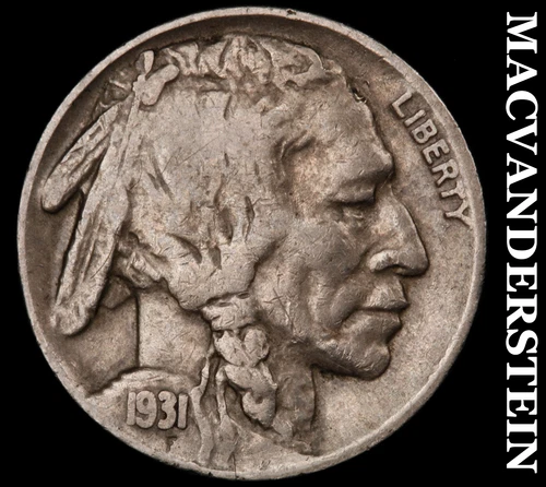 1931-S Buffalo Nickel- Semi Key Better Date No Reserve #J2623