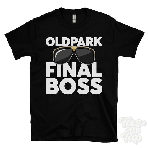 T-shirt OLDPARK FINAL BOSS śmieszny prezent bożonarodzeniowy belfast torrens irlandia północna - Zdjęcie 3 z 4